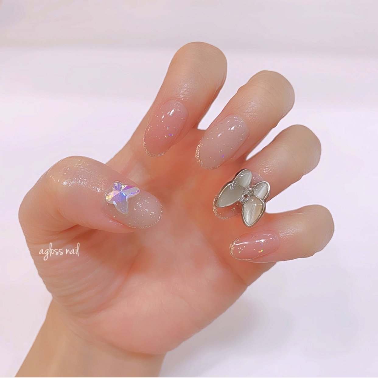 春 夏 秋 冬 ハンド Agloss Nailのネイルデザイン No 558 ネイルブック