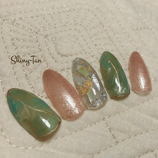 Hd限定 ネイル デザイン 緑