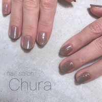 グレー マニキュアのネイルデザイン ネイルブック