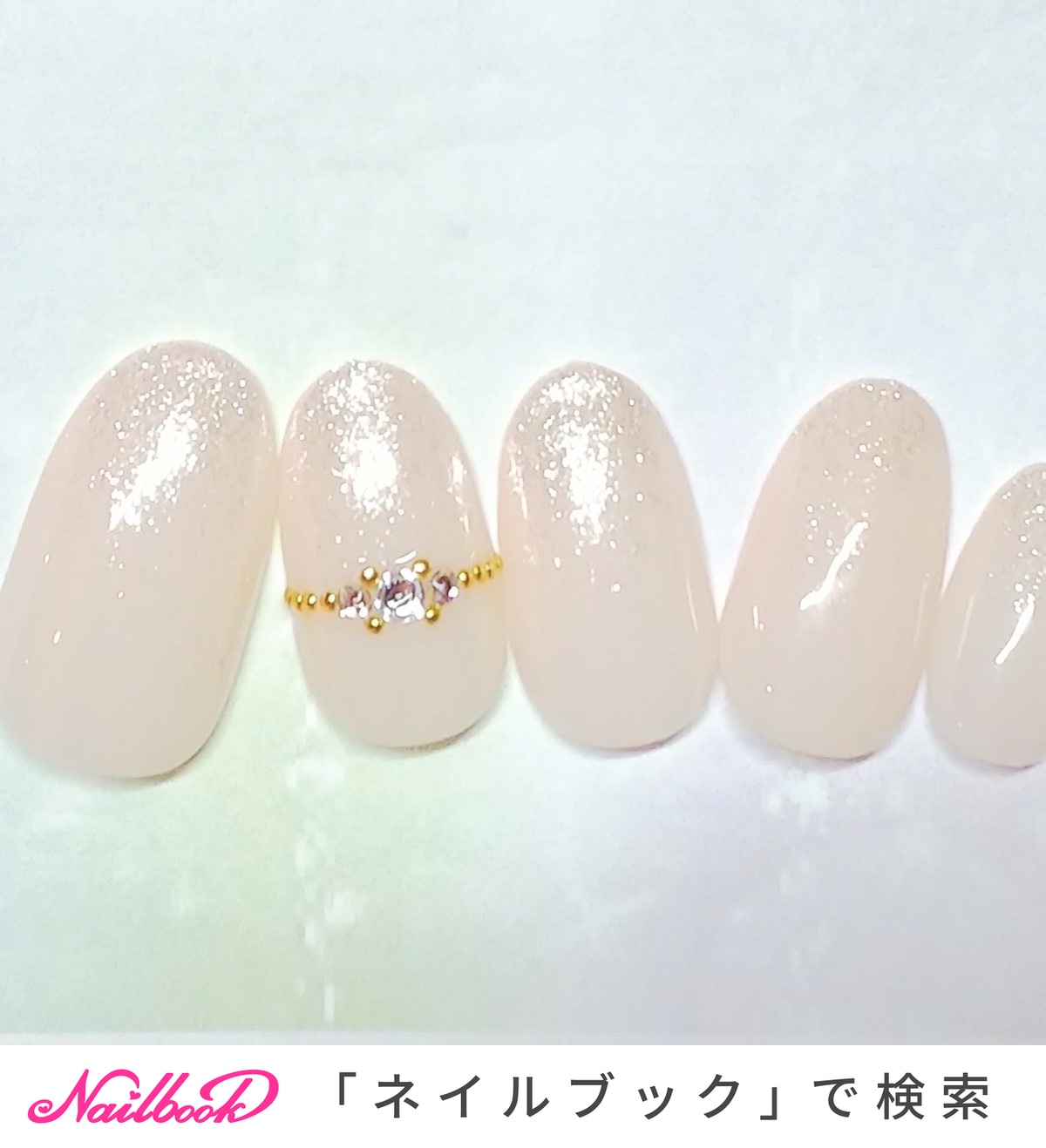 パール/ブローチ/6月のネイルデザイン｜ネイルブック