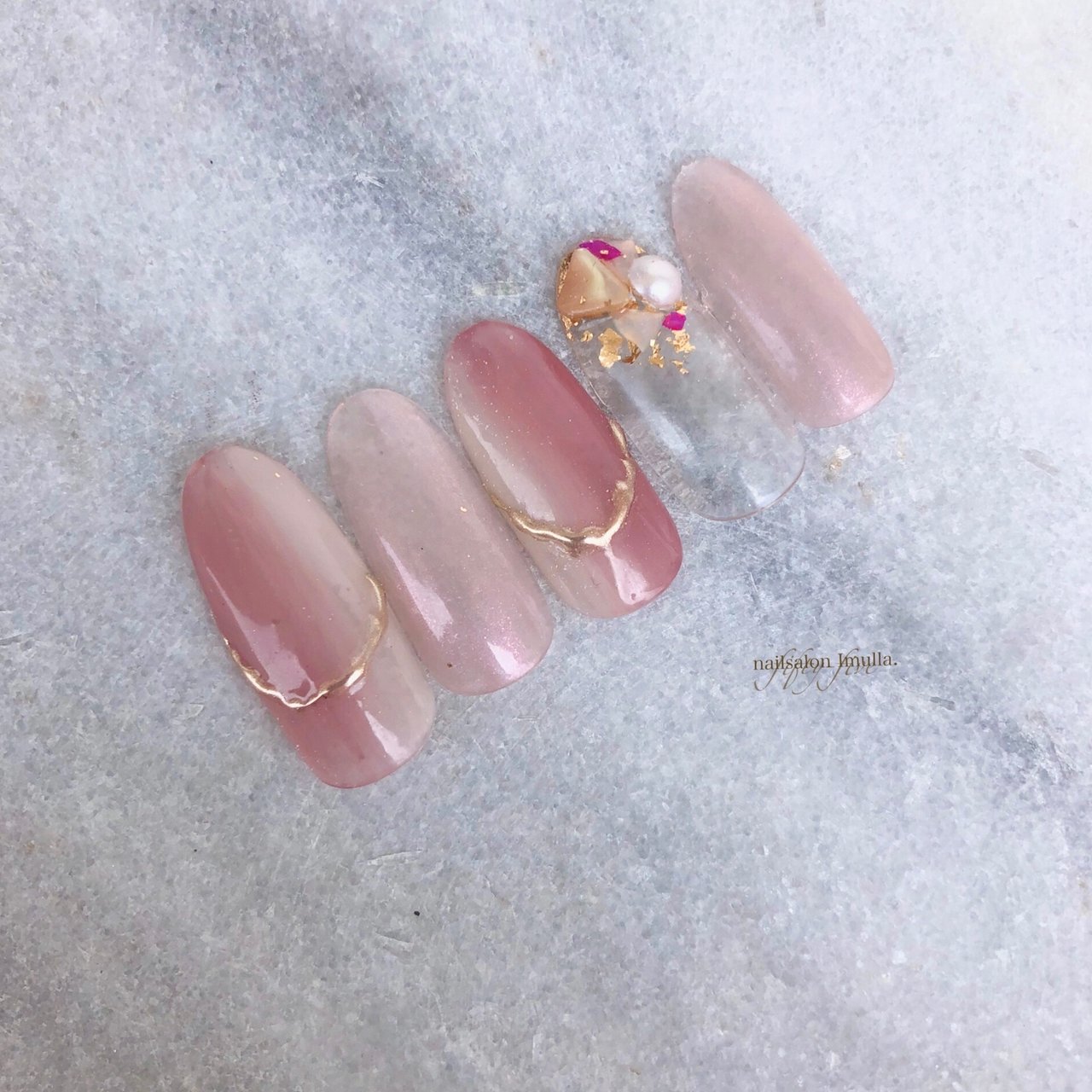 春 夏 秋 ハンド グラデーション Nail Salon Imulla 55のネイルデザイン No ネイルブック