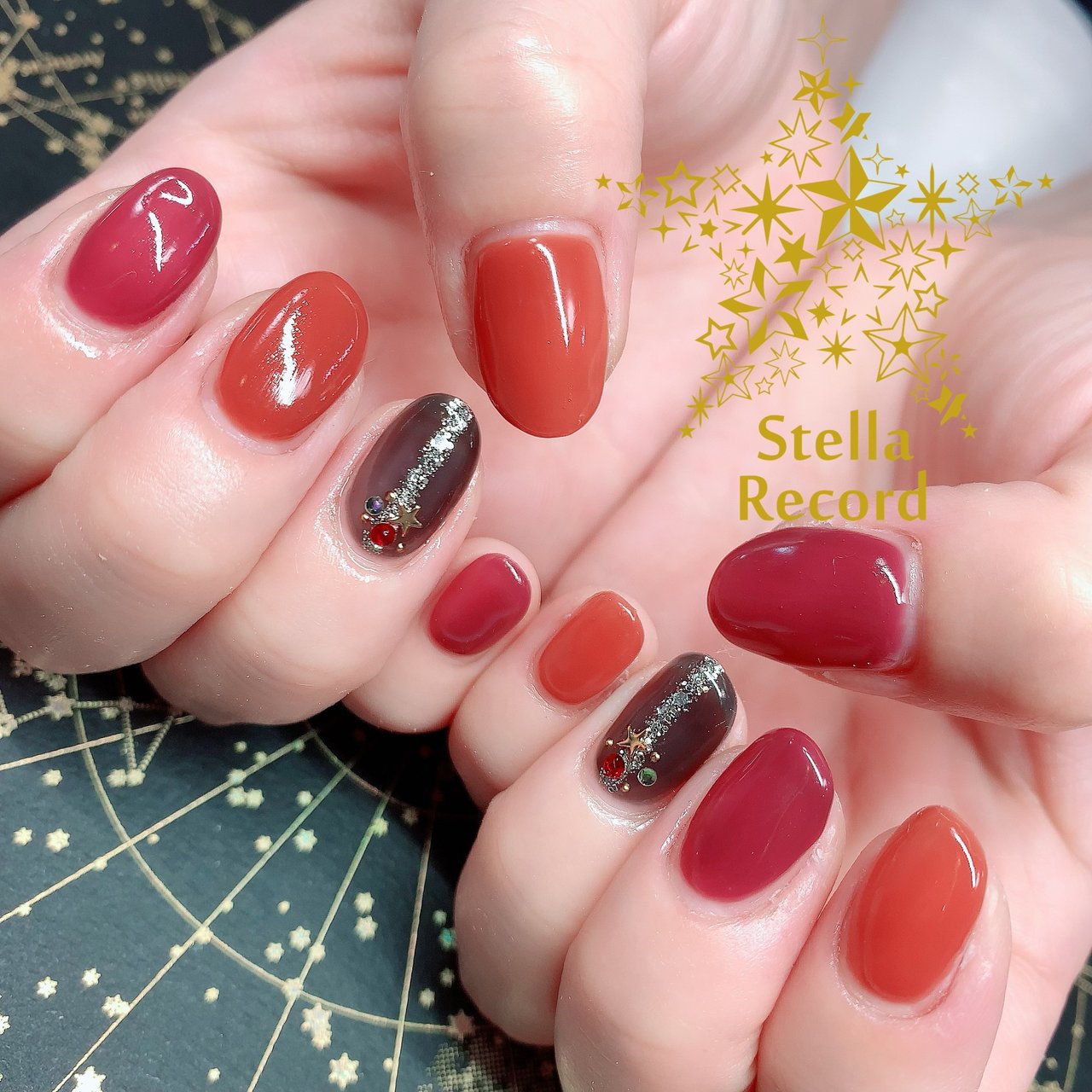 秋 オールシーズン オフィス 女子会 ハンド Yukieのネイルデザイン No ネイルブック