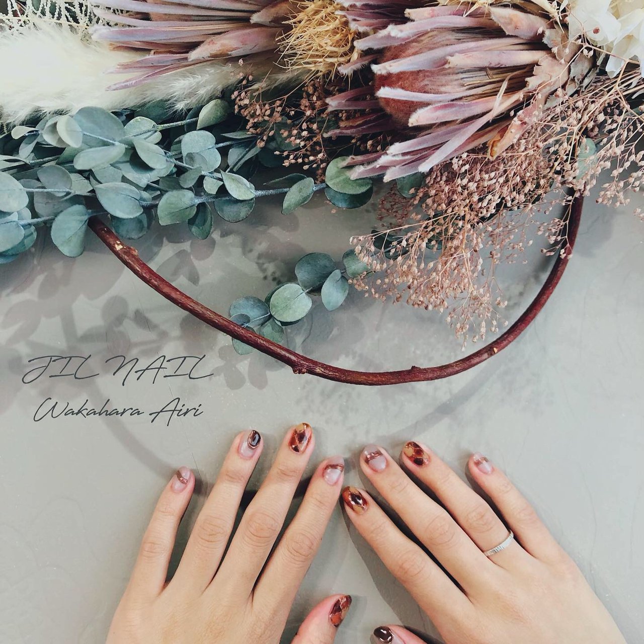 夏 秋 オールシーズン オフィス ハンド Airiのネイルデザイン No ネイルブック