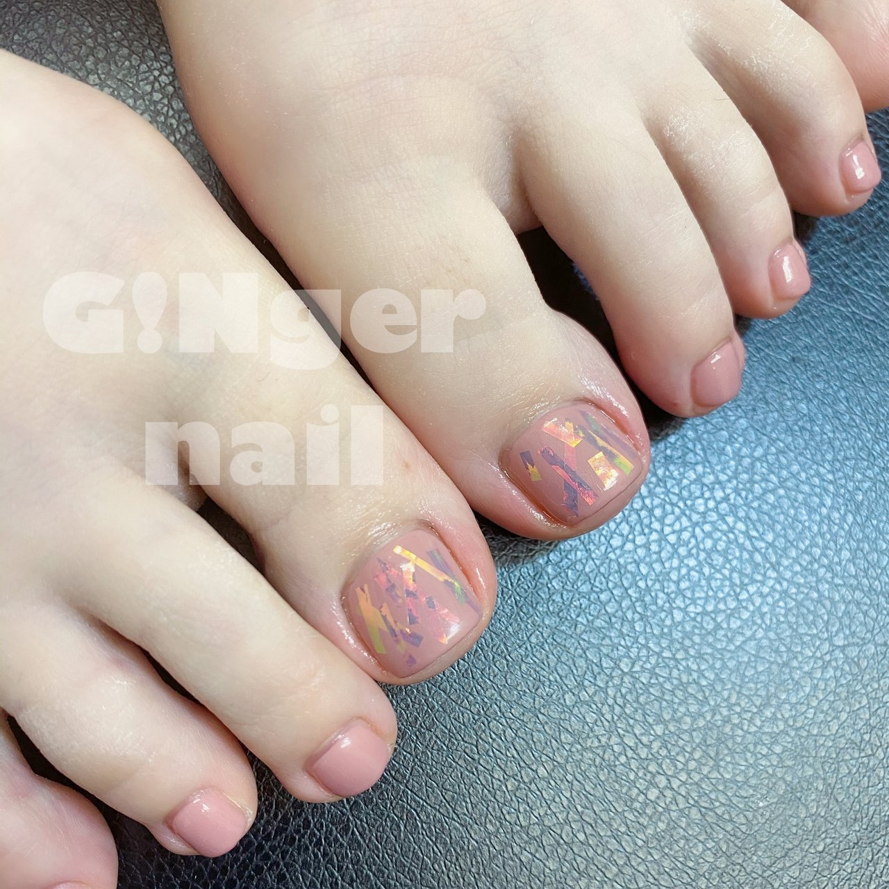 秋 冬 旅行 デート フット Ginger Nail 代々木 ジンジャーネイルのネイルデザイン No ネイルブック