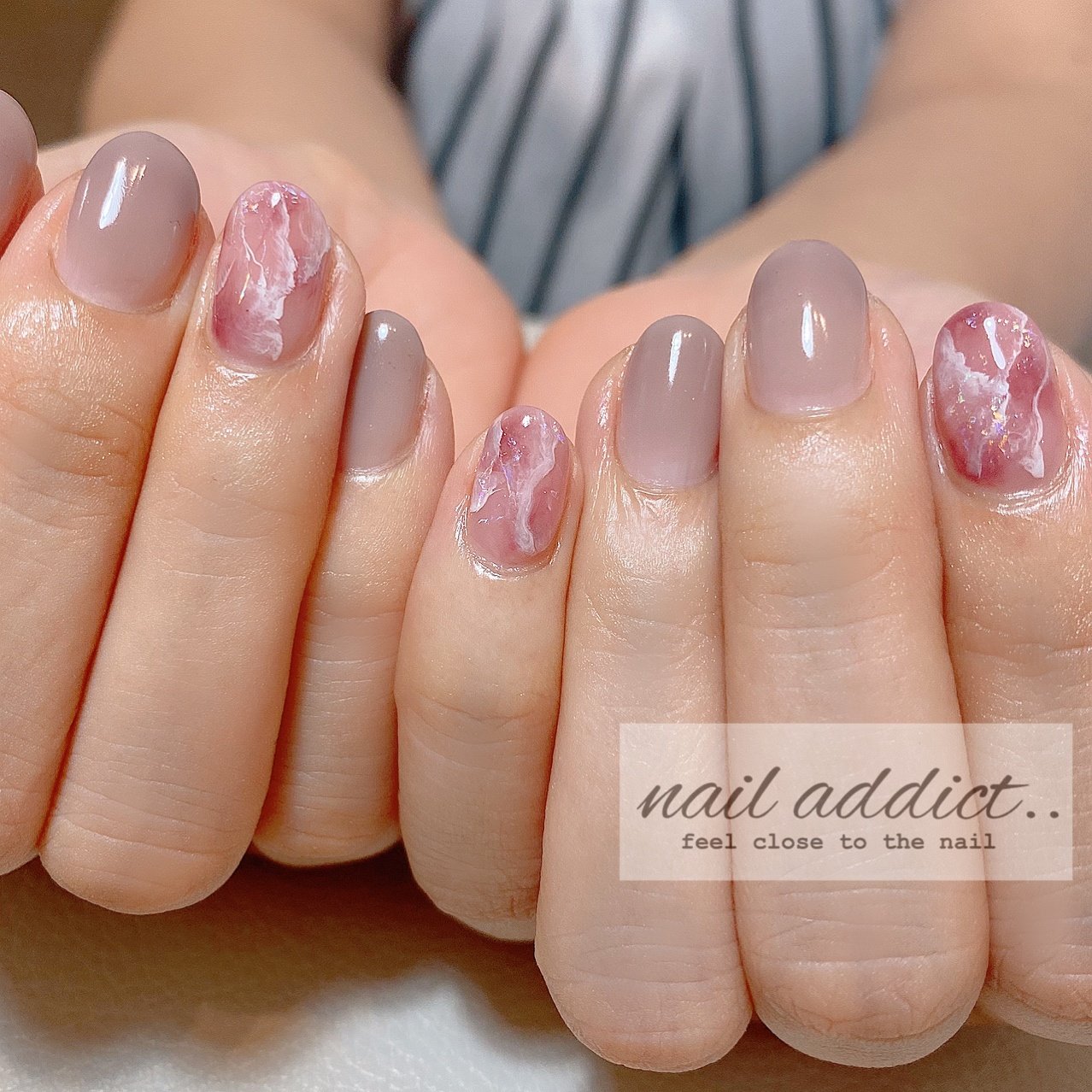 秋 オールシーズン デート 女子会 ハンド Nail Addict 下関ネイルアディクト 大人の為のネイルサロンのネイル デザイン No ネイルブック