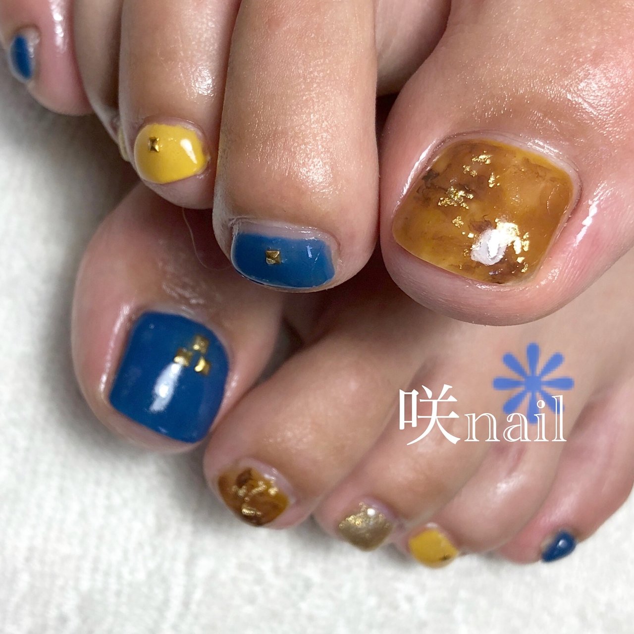 秋 オフィス デート 女子会 フット 咲nail サキネイル のネイルデザイン No ネイルブック