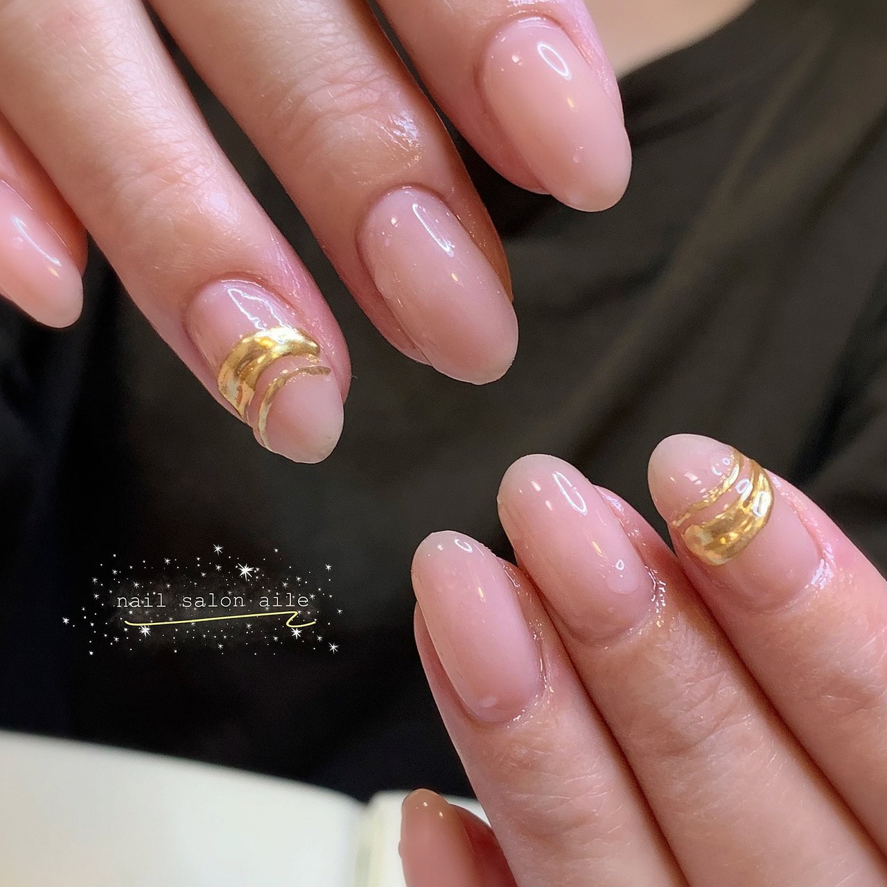 夏 オールシーズン オフィス ハンド シンプル Nail Salon Aileのネイルデザイン No ネイルブック