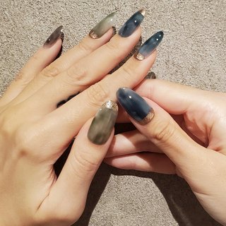 人気順｜グリーン(緑)/#ちゅるんネイルのネイルデザイン｜ネイル