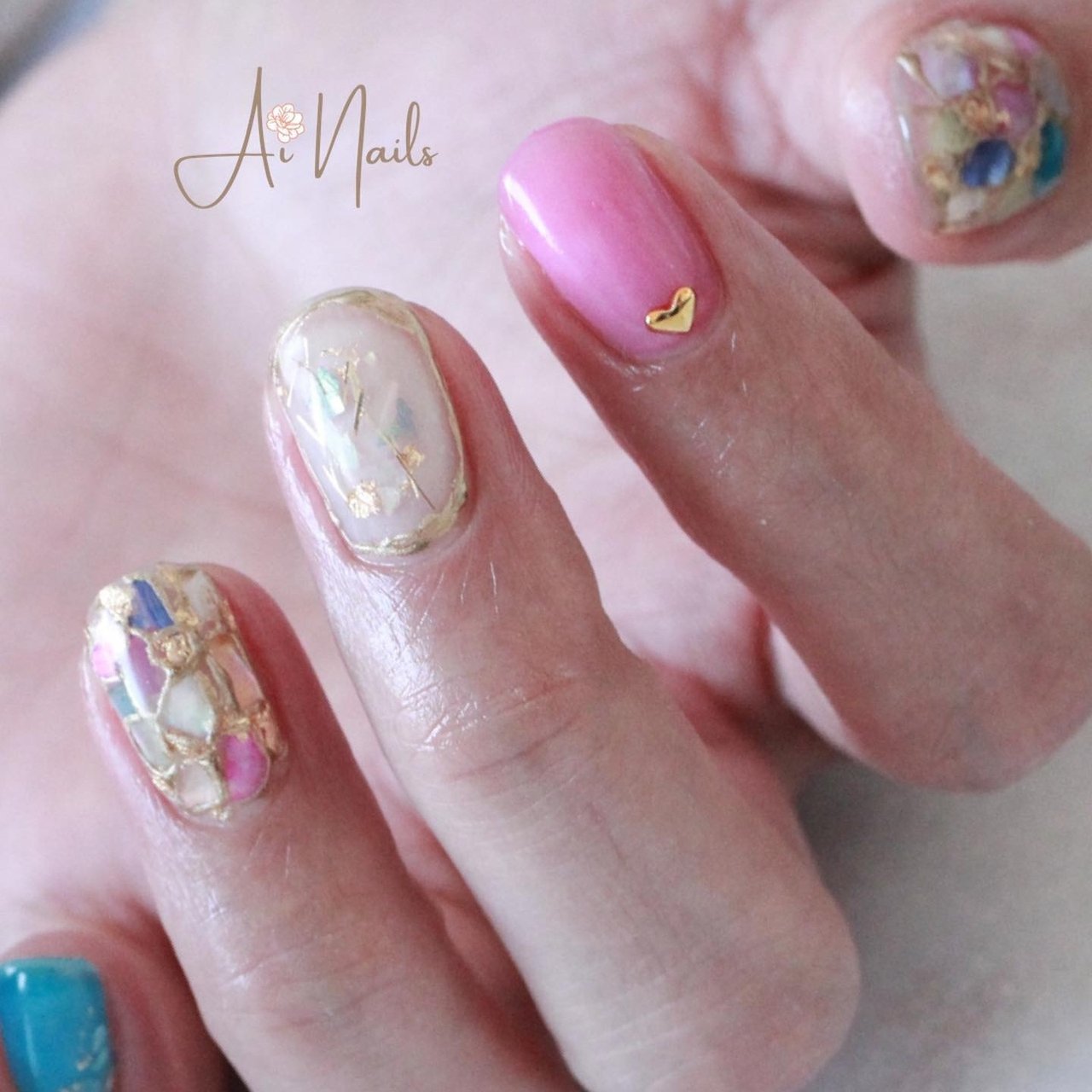 夏 秋 冬 オールシーズン ハンド 愛知県尾張旭市 旭前駅 Ai Nails アイネイルズのネイルデザイン No ネイル ブック