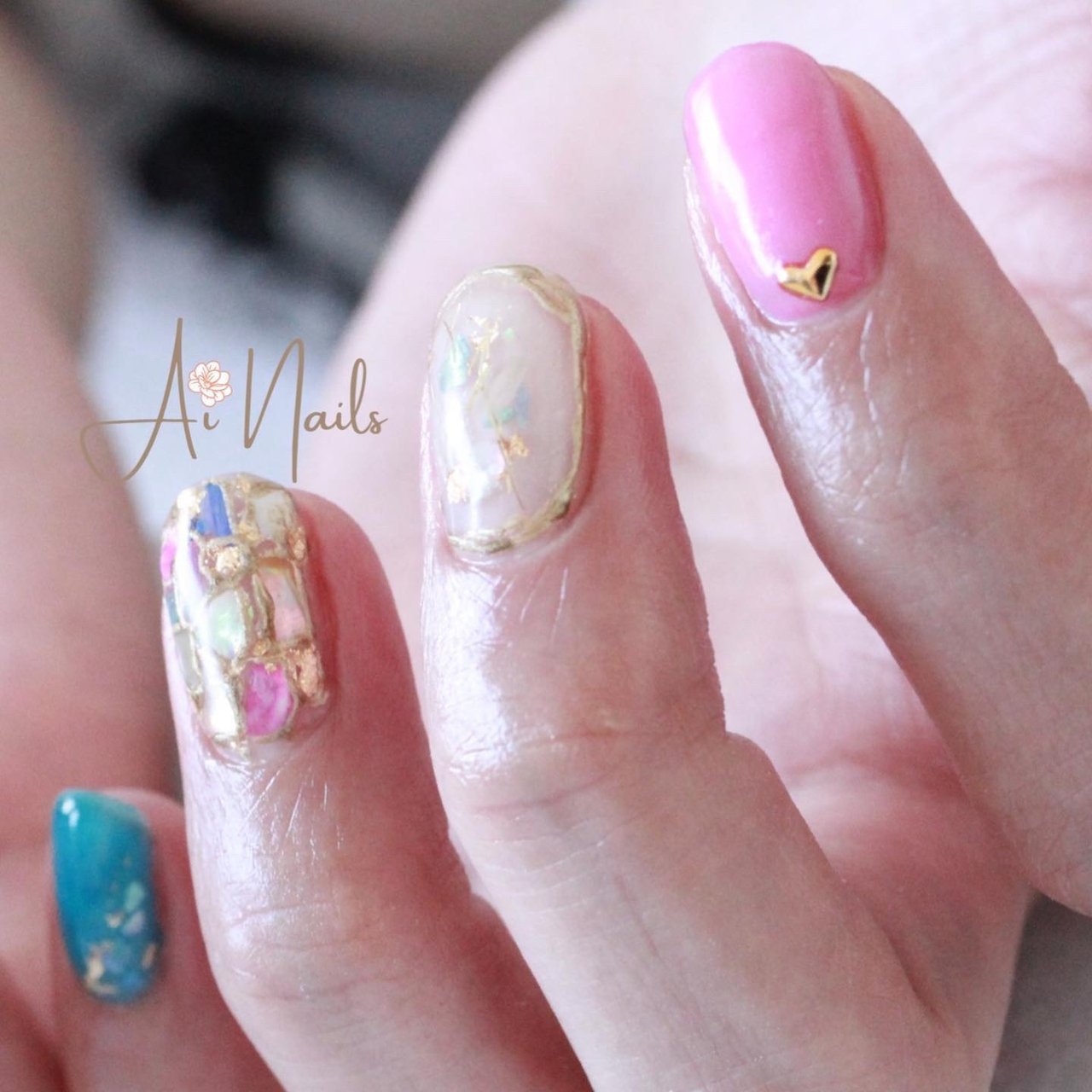 夏 秋 冬 オールシーズン ハンド 愛知県尾張旭市 旭前駅 Ai Nails アイネイルズのネイルデザイン No ネイル ブック