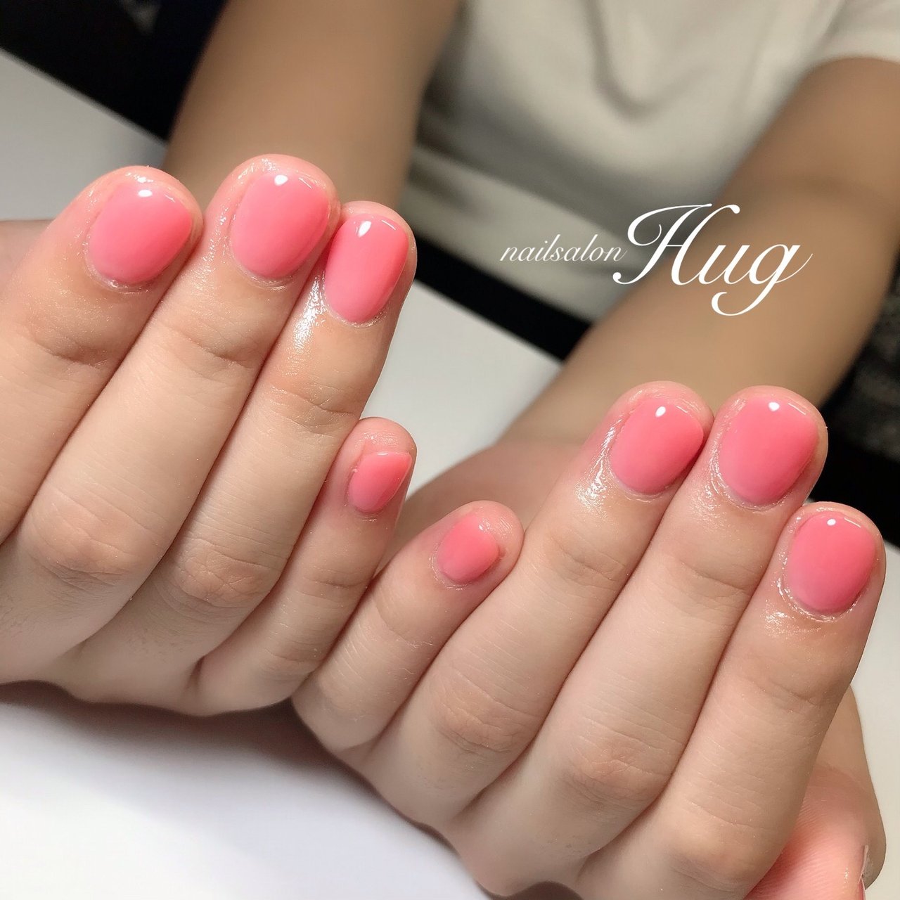 オールシーズン オフィス ハンド シンプル ワンカラー Nailhugのネイルデザイン No ネイルブック