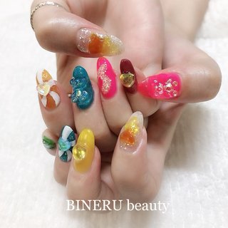フィットチーネグミネイルのネイルデザイン ネイルブック