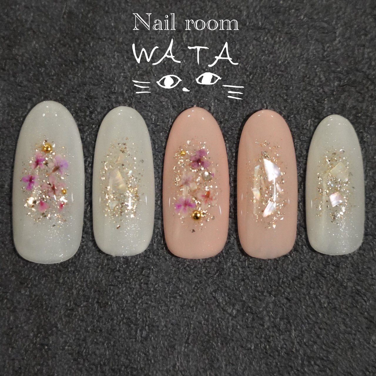 オールシーズン オフィス デート 女子会 ハンド Nailroom Wataのネイルデザイン No ネイルブック