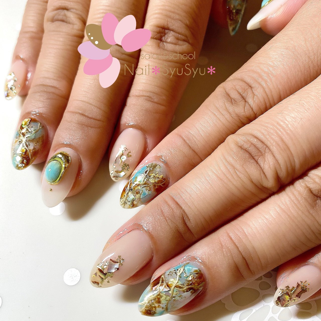 夏 海 リゾート ハンド グラデーション Nail Syusyu ネイルシュシュのネイルデザイン No 5602779 ネイルブック