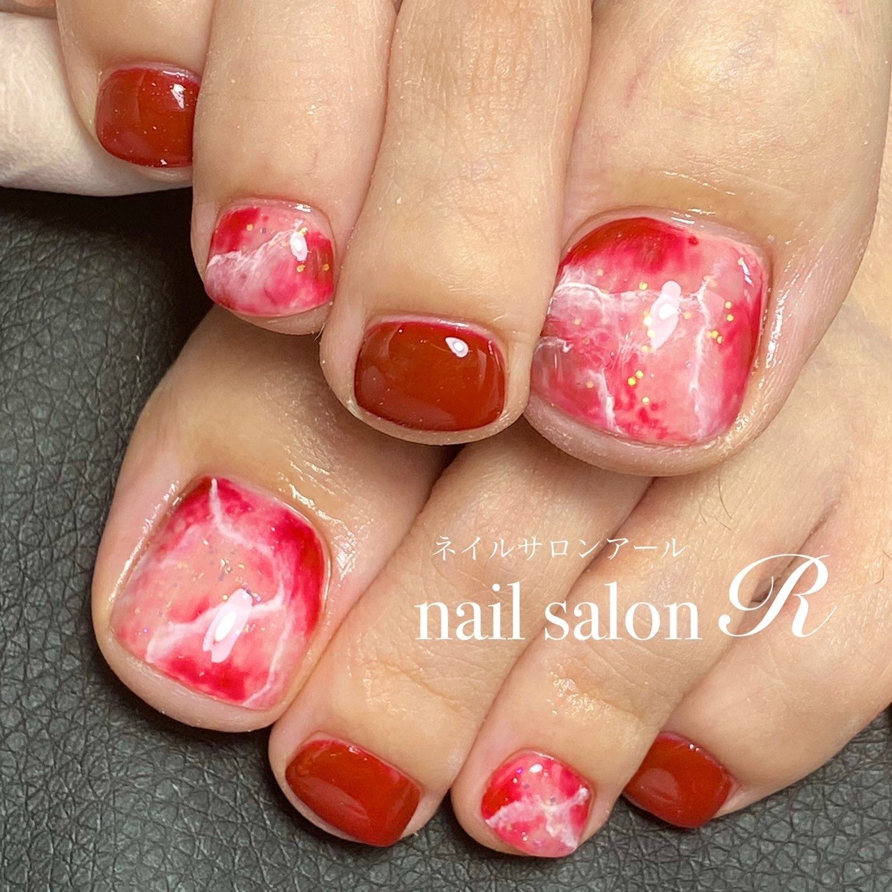 夏 秋 冬 女子会 フット Nailsalon R 大垣のネイルデザイン No ネイルブック