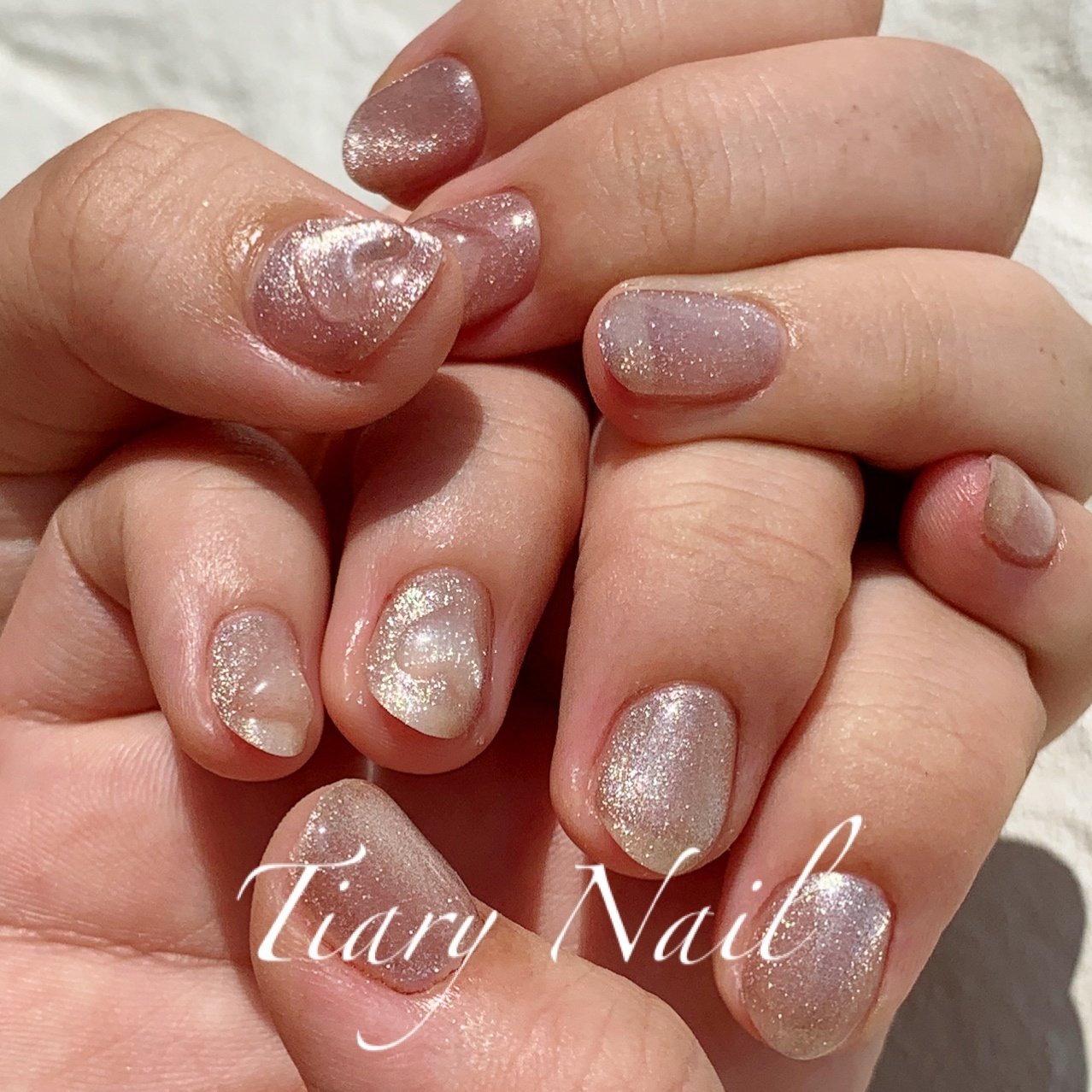 夏 秋 ブライダル 女子会 シンプル Tiarynail ティアリーネイルのネイルデザイン No ネイルブック