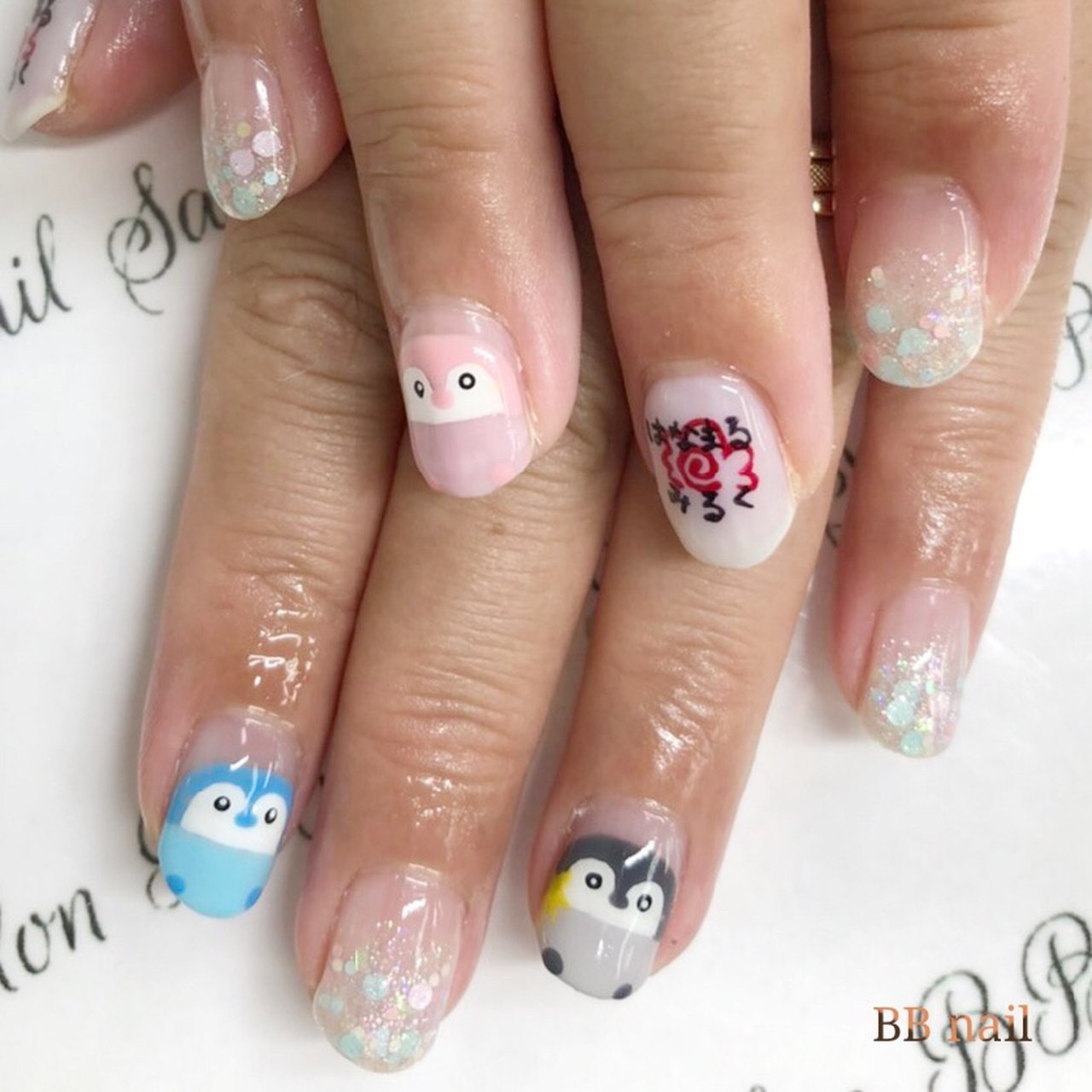 オールシーズン バレンタイン クリスマス ハンド キャラクター Nailのネイルデザイン No ネイルブック