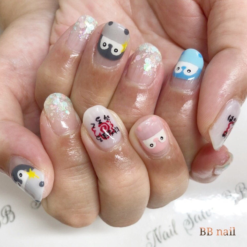 オールシーズン バレンタイン クリスマス ハンド キャラクター Nailのネイルデザイン No ネイルブック