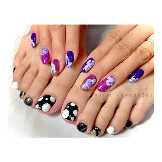 人気順 ジェルネイル フォークアートのネイルデザイン ネイルブック