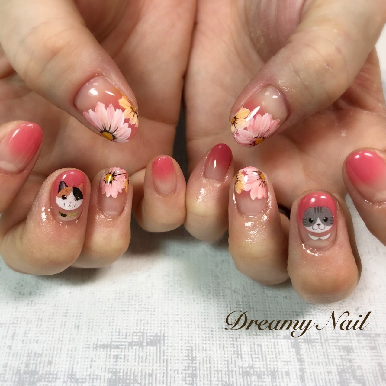 秋 オールシーズン オフィス 女子会 ハンド Dreamy Nail ドリーミーネイル のネイルデザイン No ネイルブック