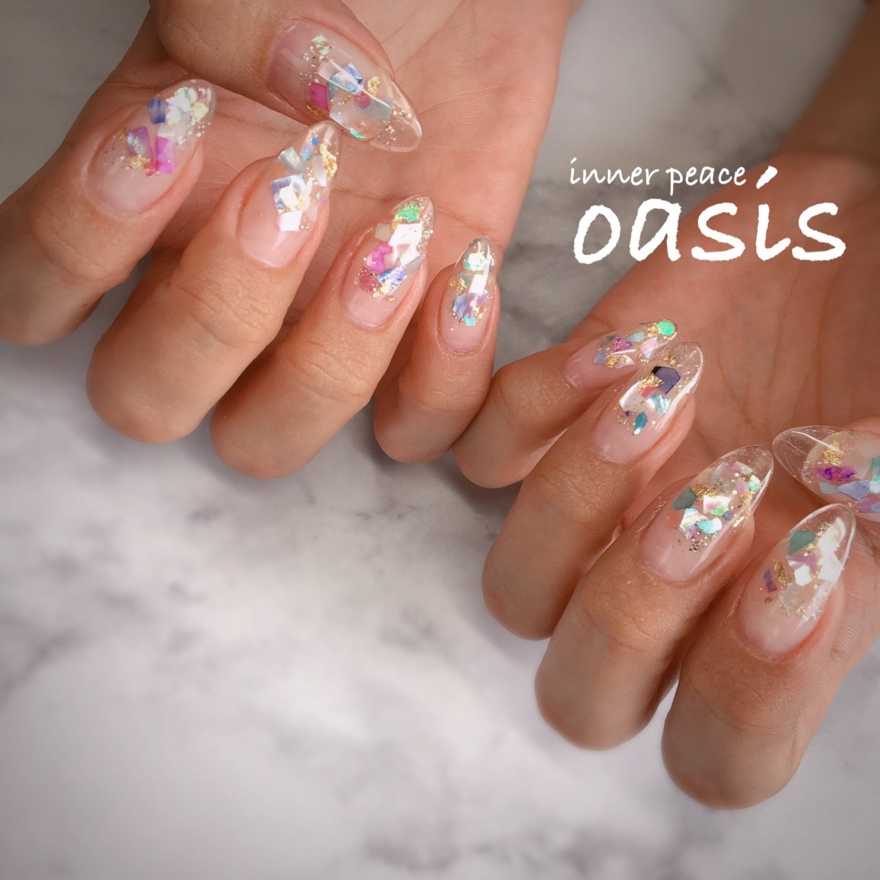 夏 オールシーズン 海 リゾート ハンド Yukim Nailのネイルデザイン No ネイルブック