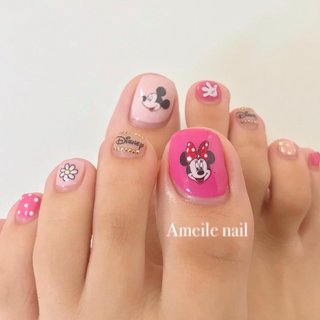 人気順 フット クリア ディズニーネイルのネイルデザイン ネイルブック