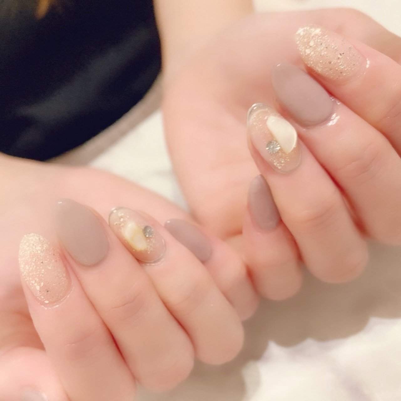 秋 オールシーズン デート 女子会 ハンド Leciel Nail 豊田市ネイルサロン のネイルデザイン No ネイルブック