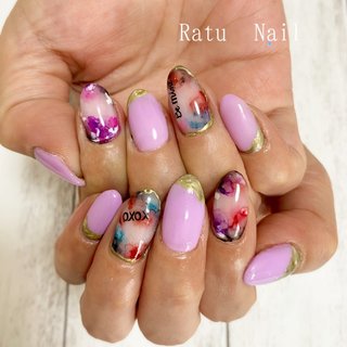 リキッドネイルデザインのネイルデザイン ネイルブック