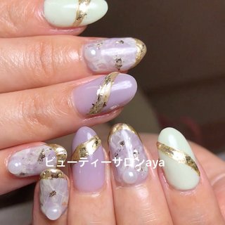 自爪無理に削らない のネイルデザイン ネイルブック