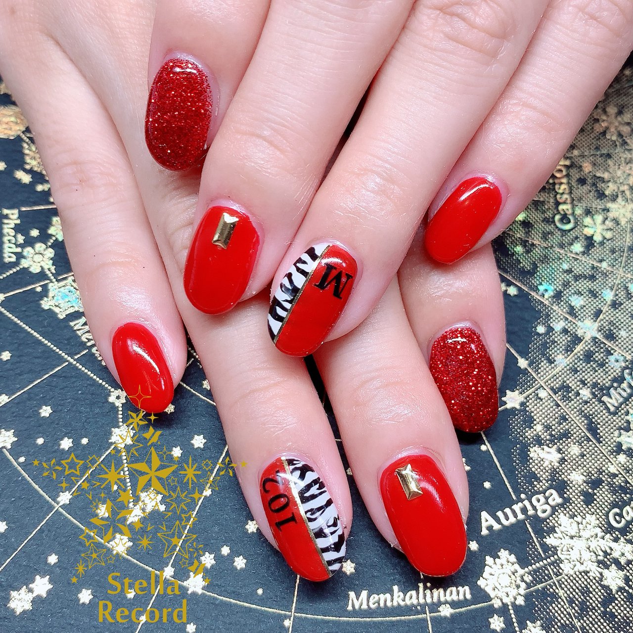 ネイルアート用具セット 黒とピンク ネイルアート用具セット 黒とピンク