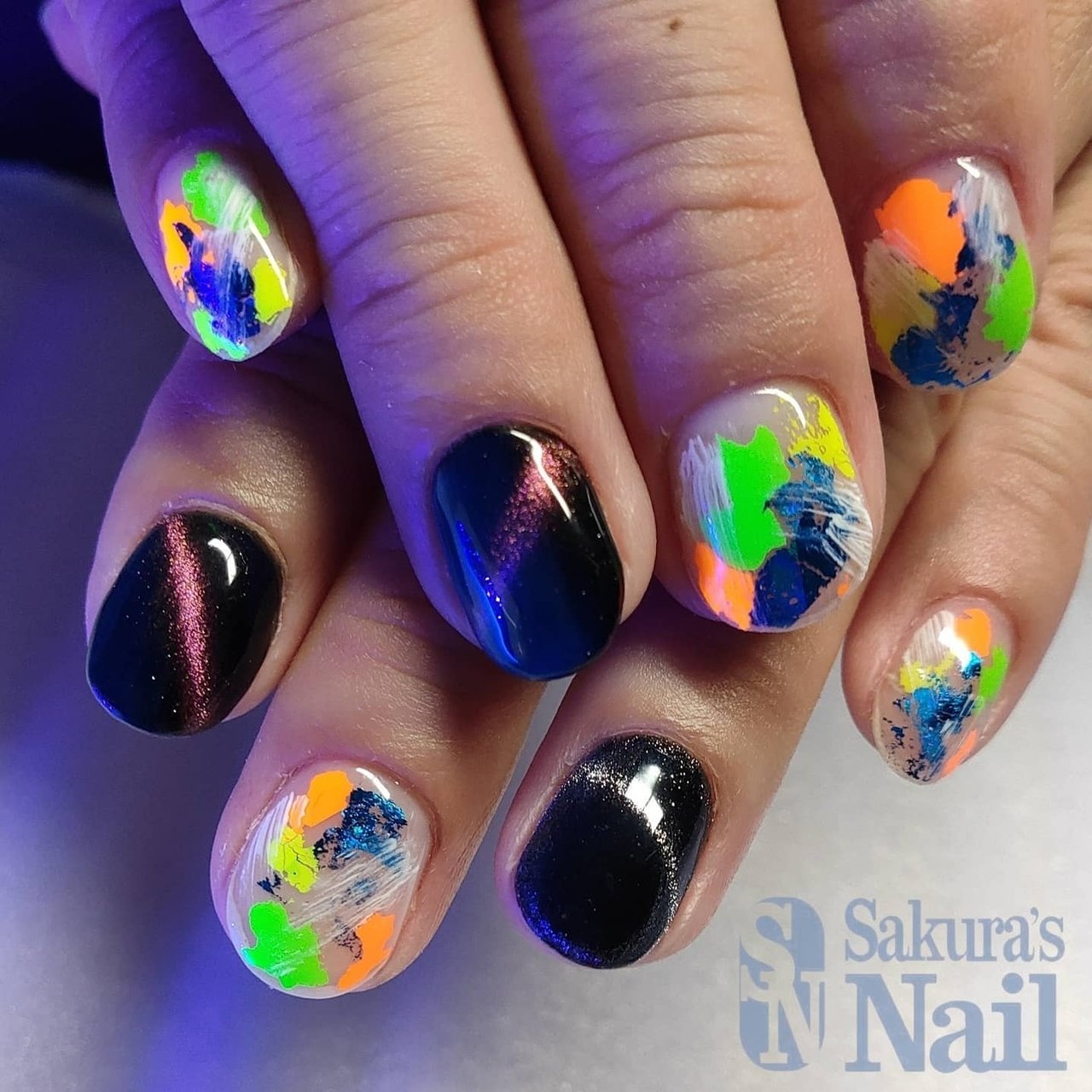 夏 秋 オールシーズン ハンド ワンカラー Sakuras Nail Kegoのネイルデザイン No ネイルブック