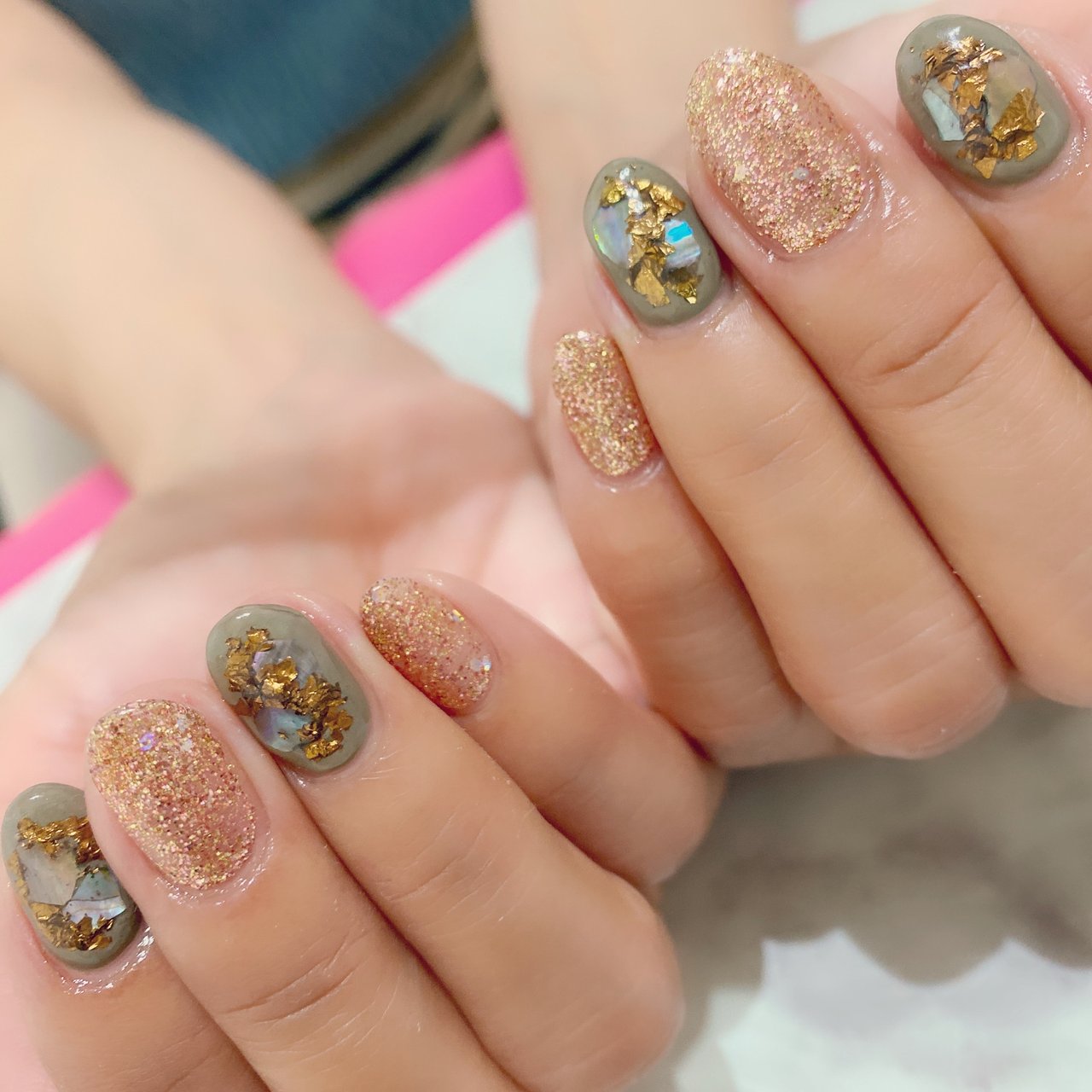 秋 オールシーズン デート 女子会 ハンド Leciel Nail 豊田市ネイルサロン のネイルデザイン No ネイルブック