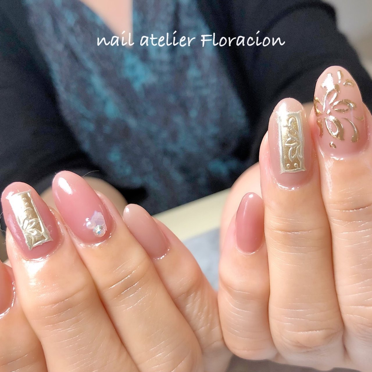 オールシーズン 旅行 海 リゾート ハンド Nail Atelier Floracionのネイルデザイン No ネイルブック