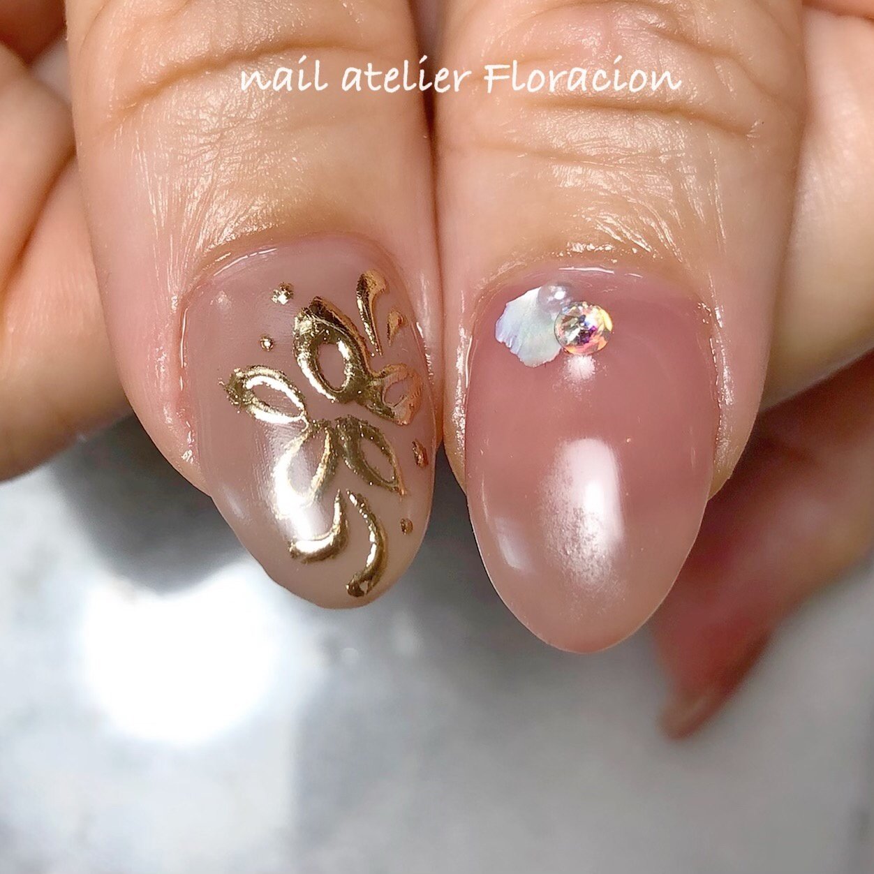 オールシーズン 旅行 海 リゾート ハンド Nail Atelier Floracionのネイルデザイン No ネイルブック