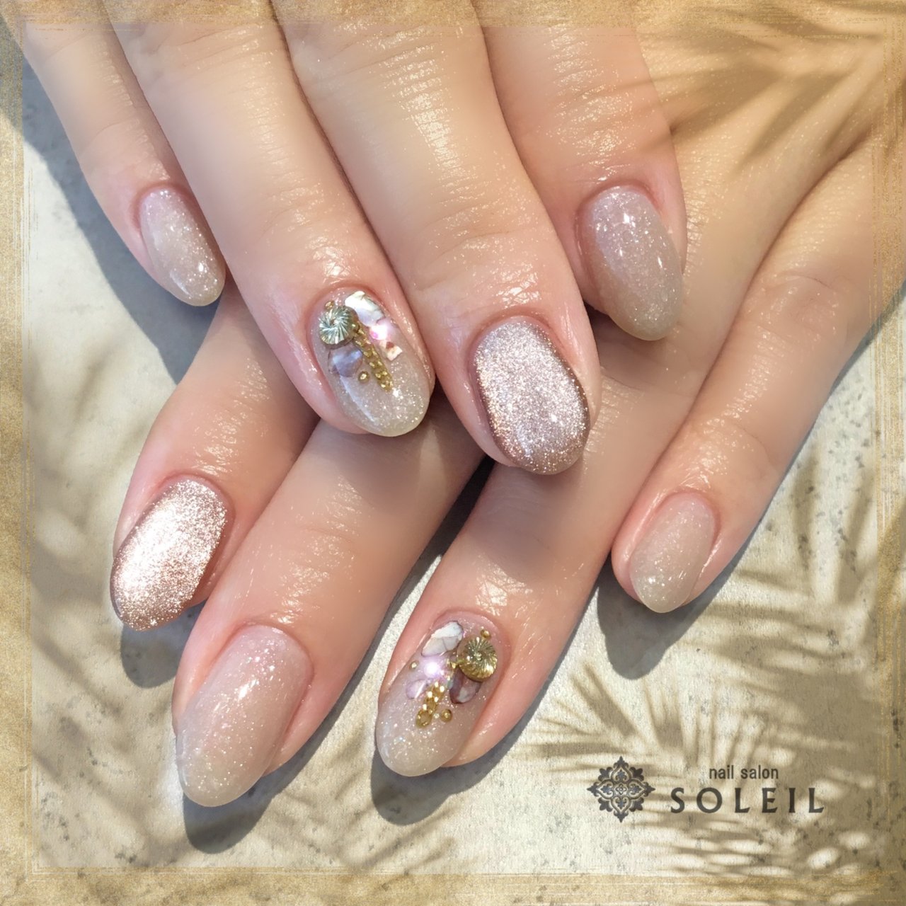 夏 秋 デート 女子会 ハンド Nail Salon Soleil ネイルサロン ソレイユ のネイルデザイン No ネイルブック