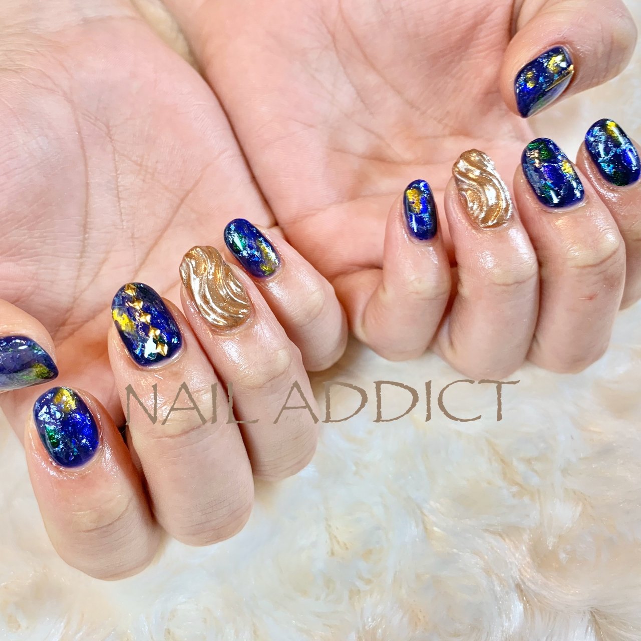 秋 冬 ライブ パーティー ハンド Nail Addictのネイルデザイン No ネイルブック