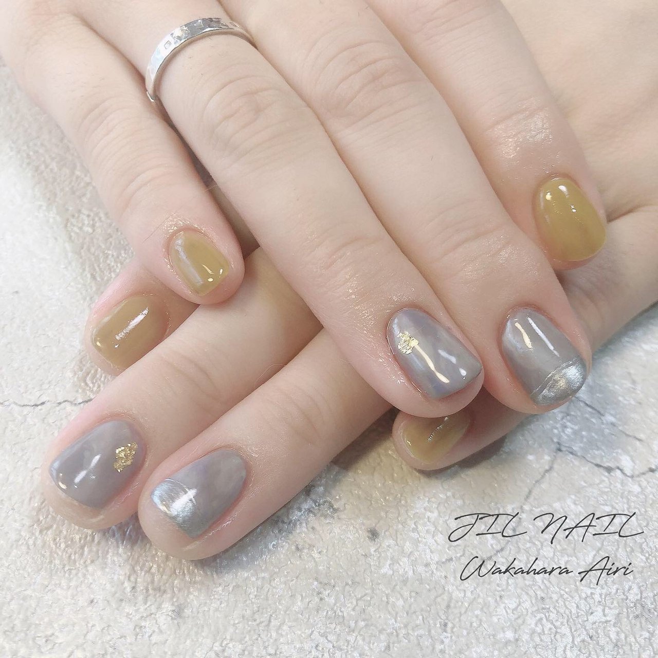 秋 冬 オールシーズン オフィス ハンド Airiのネイルデザイン No ネイルブック