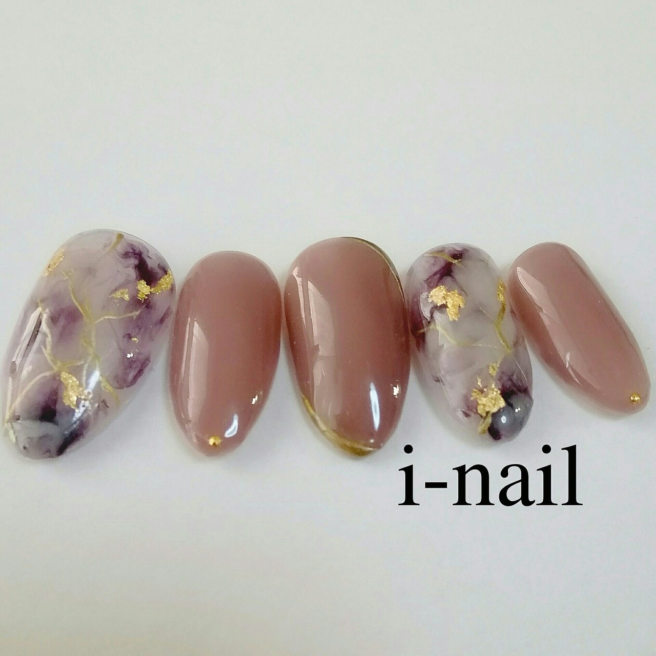 秋 ハンド ワンカラー タイダイ 大理石 I Nailのネイルデザイン No ネイルブック