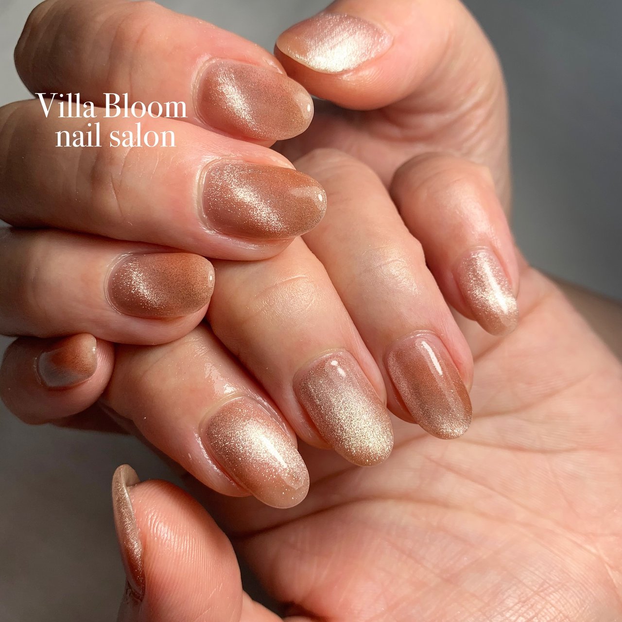 秋 オールシーズン オフィス デート ハンド Villa Bloom Nail Salonのネイルデザイン No ネイルブック