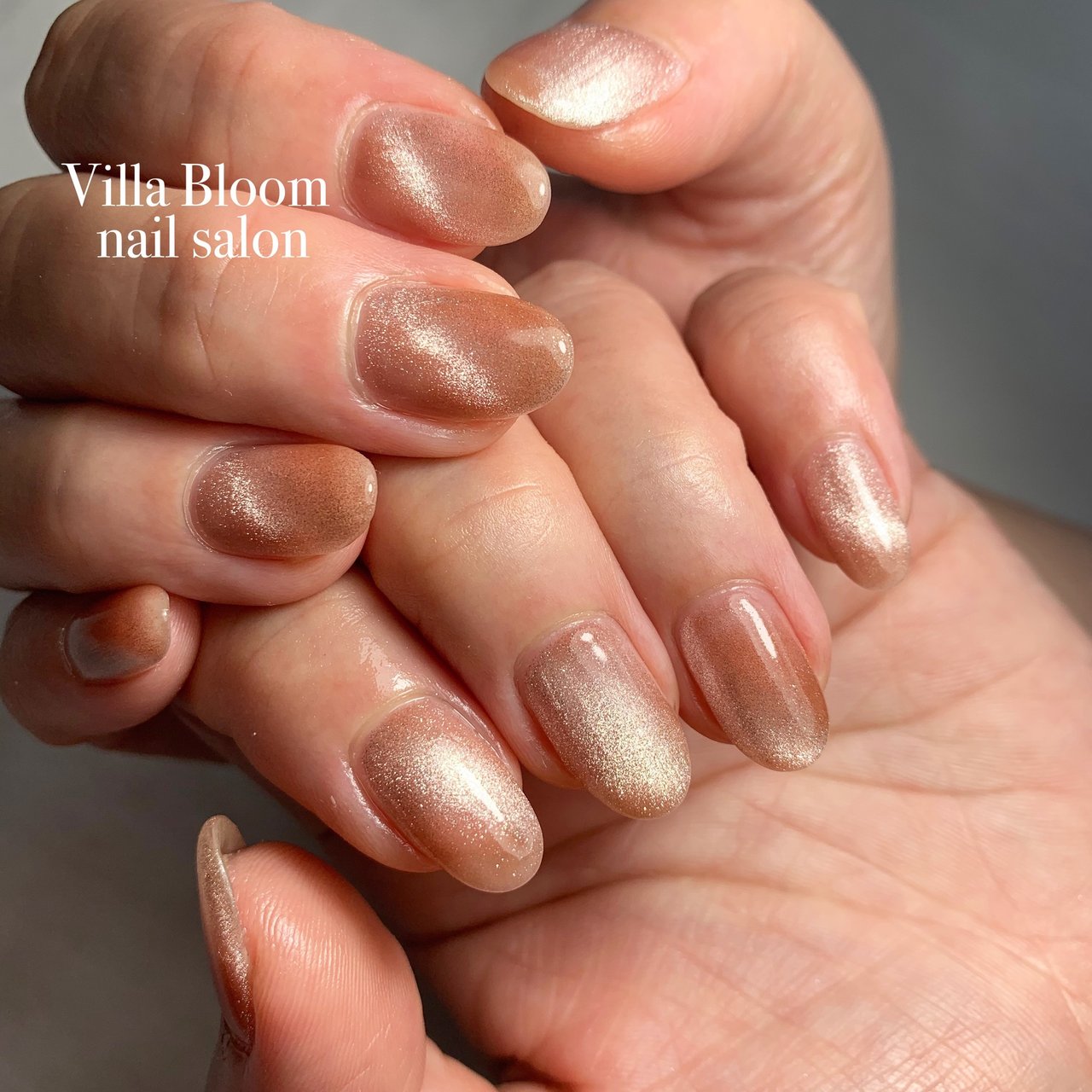 秋 オールシーズン オフィス デート ハンド Villa Bloom Nail Salonのネイルデザイン No ネイルブック