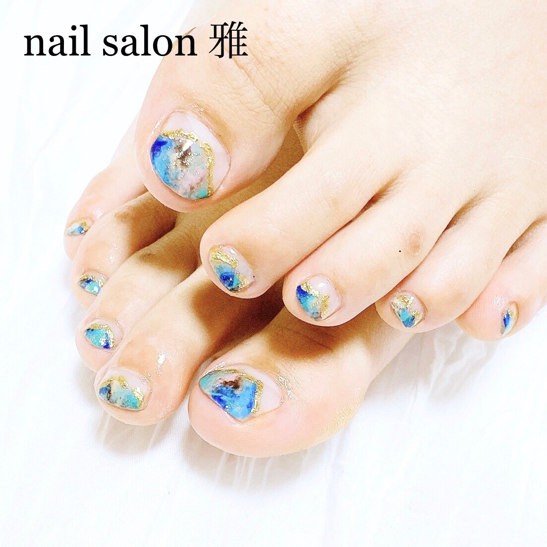 夏 秋 オールシーズン リゾート フット Nail Salon School 雅のネイルデザイン No 5620663 ネイルブック