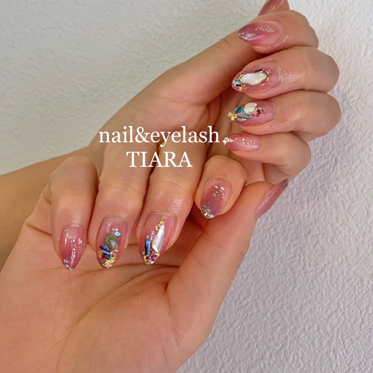 オールシーズン パーティー デート ハンド グラデーション Tiaraのネイルデザイン No ネイルブック