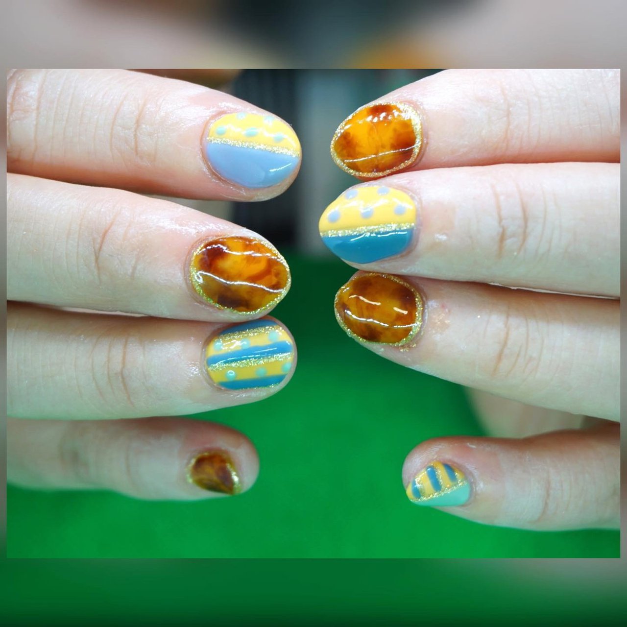 夏 秋 オールシーズン 女子会 ハンド Liliys Le Eleのネイルデザイン No ネイルブック