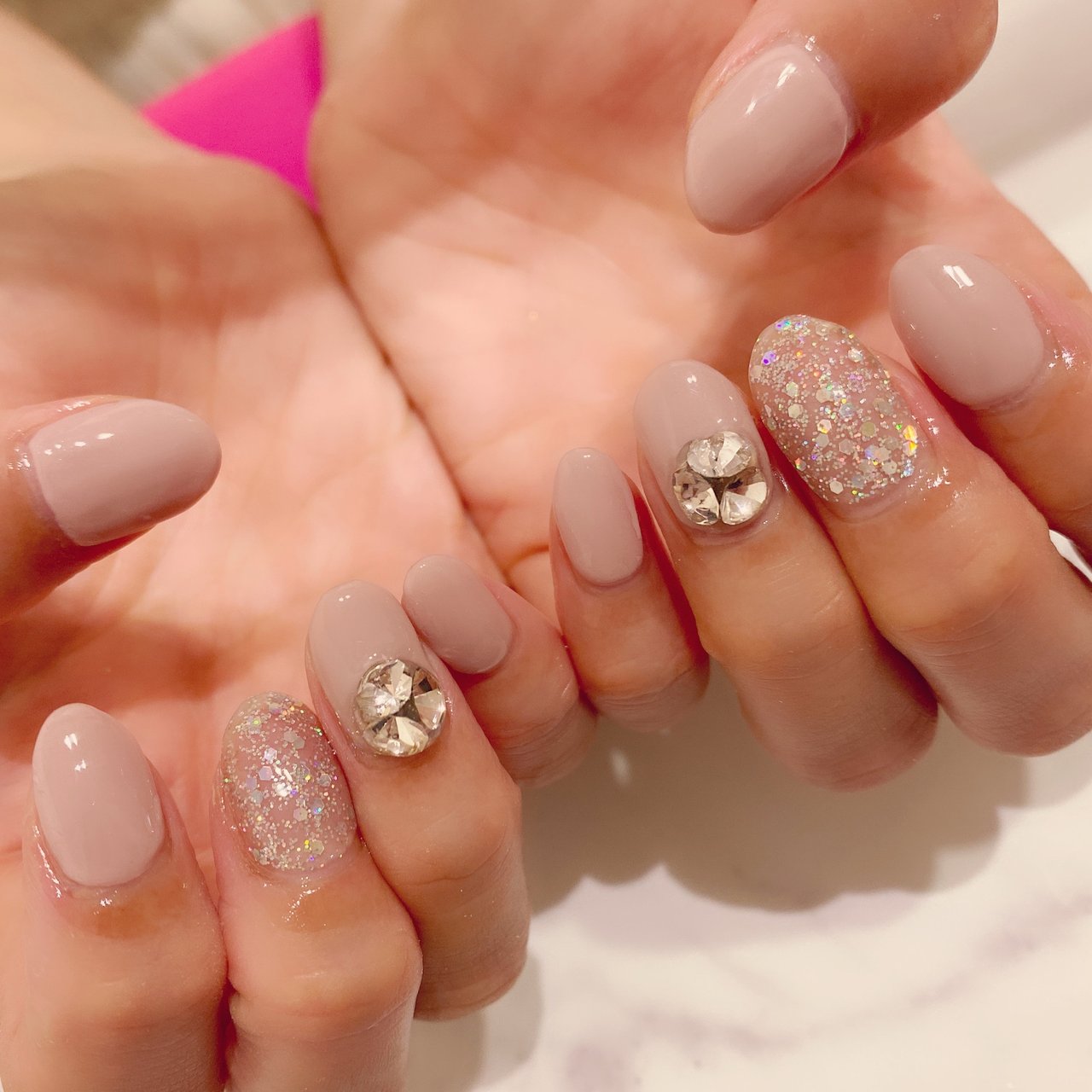 秋 オールシーズン ブライダル パーティー ハンド Leciel Nail 豊田市ネイルサロン のネイルデザイン No ネイル ブック