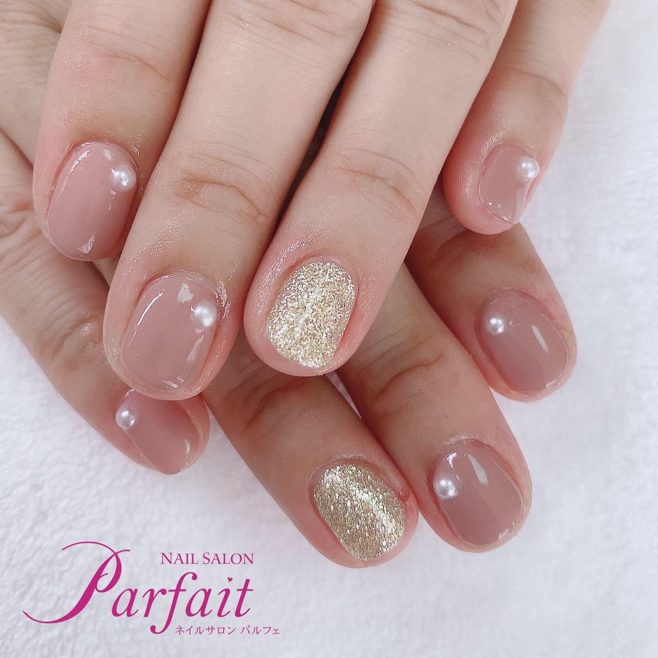 秋 オールシーズン ハンド ラメ ワンカラー Mami Nail415のネイルデザイン No ネイルブック