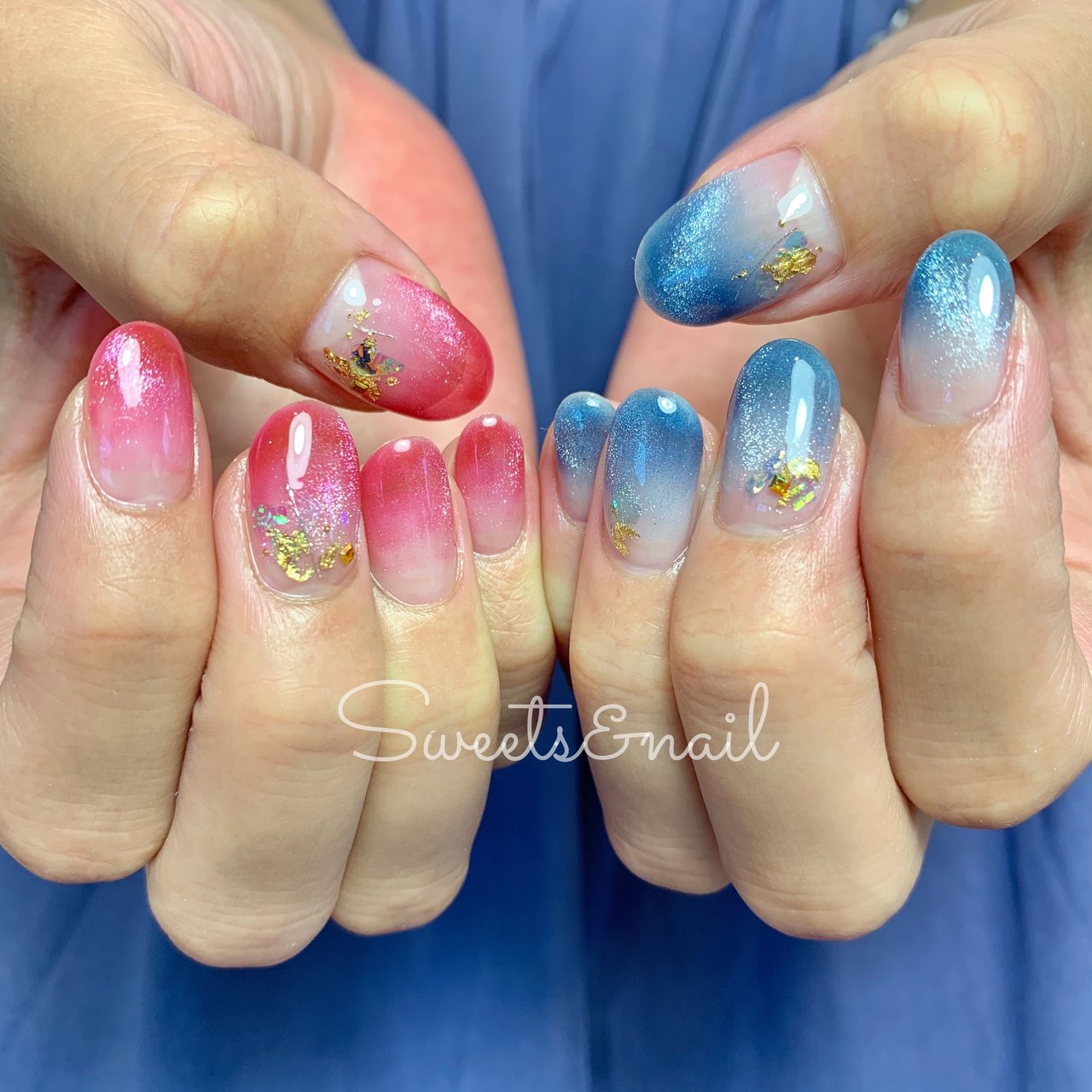 夏 オールシーズン 海 リゾート ハンド Sweets Nailのネイルデザイン No ネイルブック