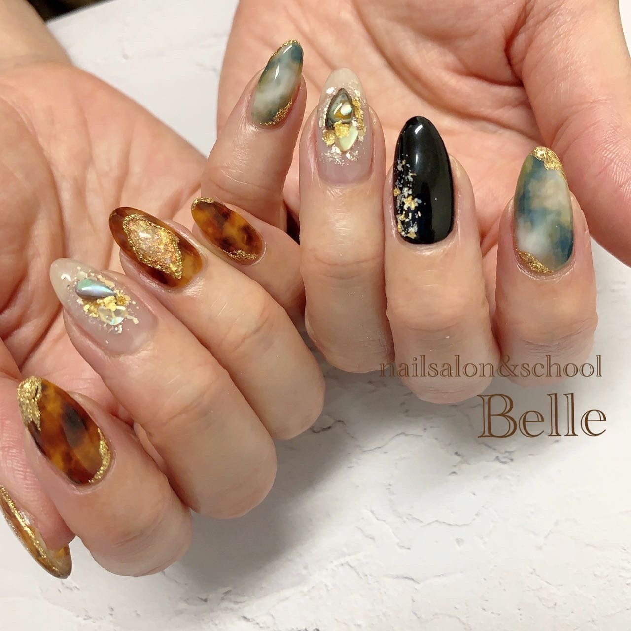 春 夏 秋 冬 ハンド Nail Salon School Belle ベル のネイルデザイン No ネイルブック