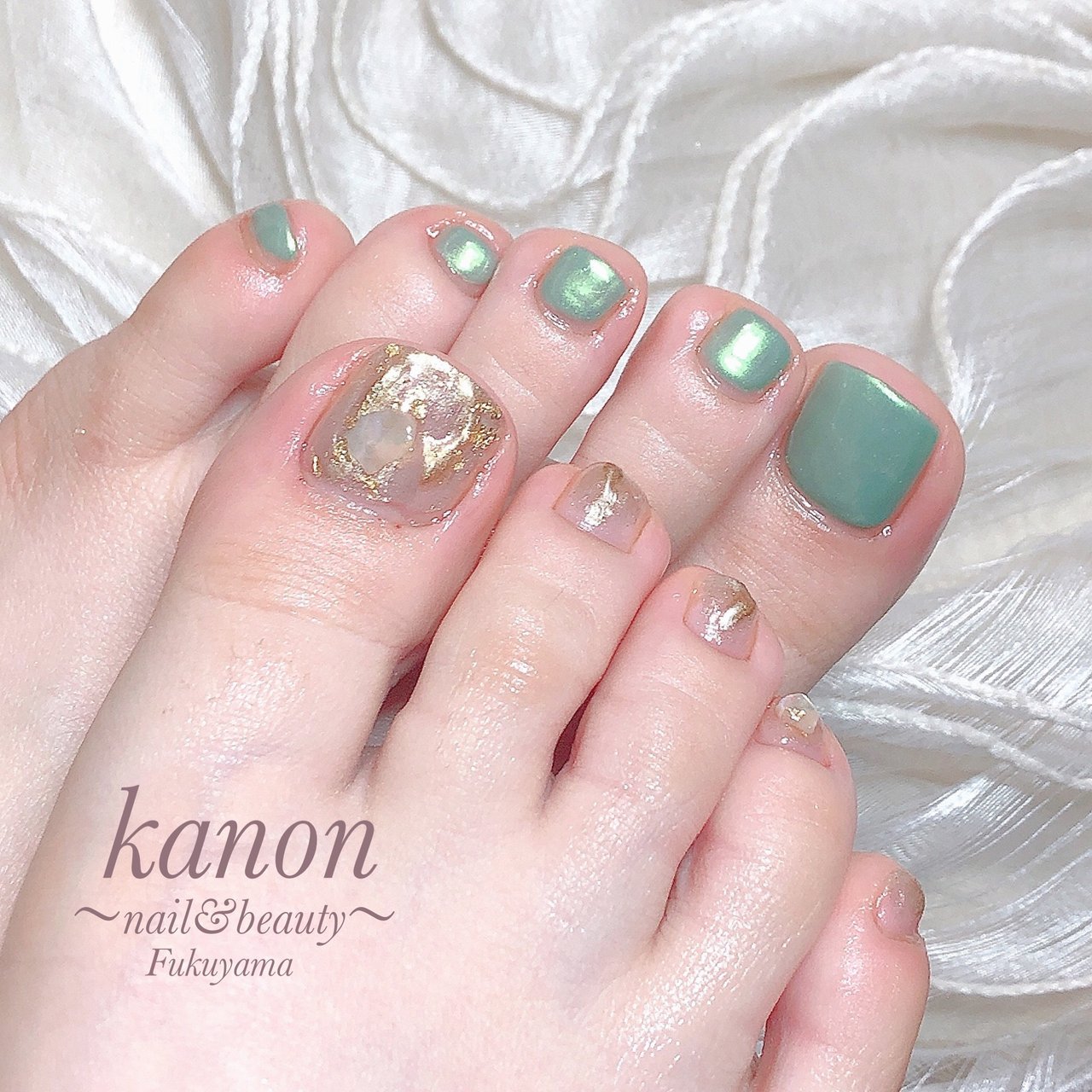 夏 秋 海 リゾート フット ネイルサロンkanonのネイルデザイン No ネイルブック