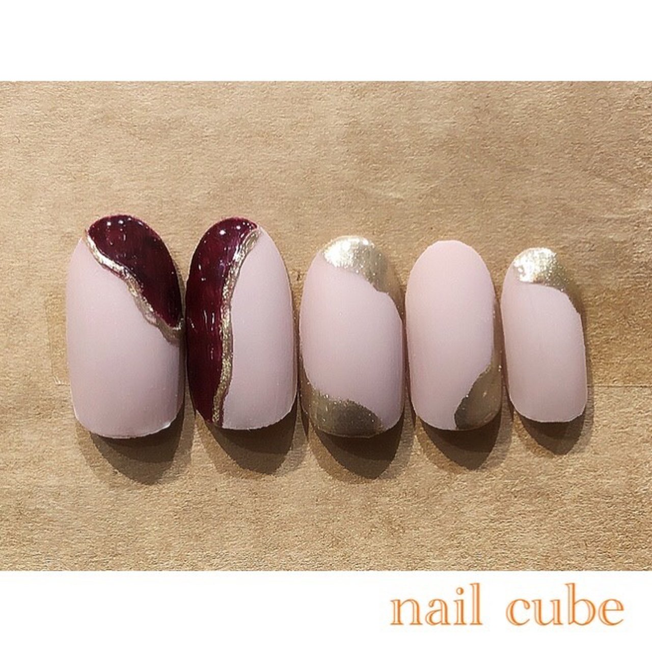 秋 ハンド ワンカラー タイダイ ニュアンス Cube Matumotoのネイルデザイン No ネイルブック