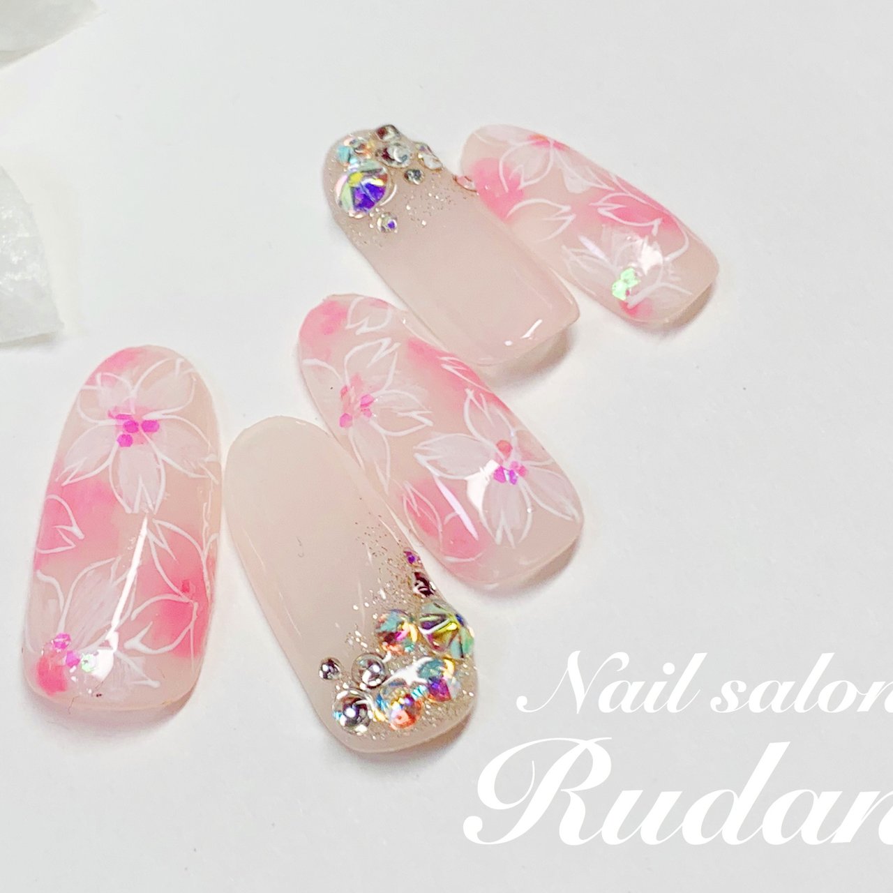 春 オールシーズン 入学式 ハンド シンプル Nailsalon Rudanのネイルデザイン No ネイルブック